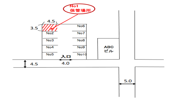 証明 地図 書き方 車庫